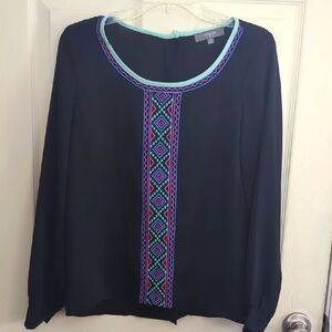 🏷️LAST CHANCE SALE $5 ITEM🏷️Umgee Women's Black Embroidered Blouse